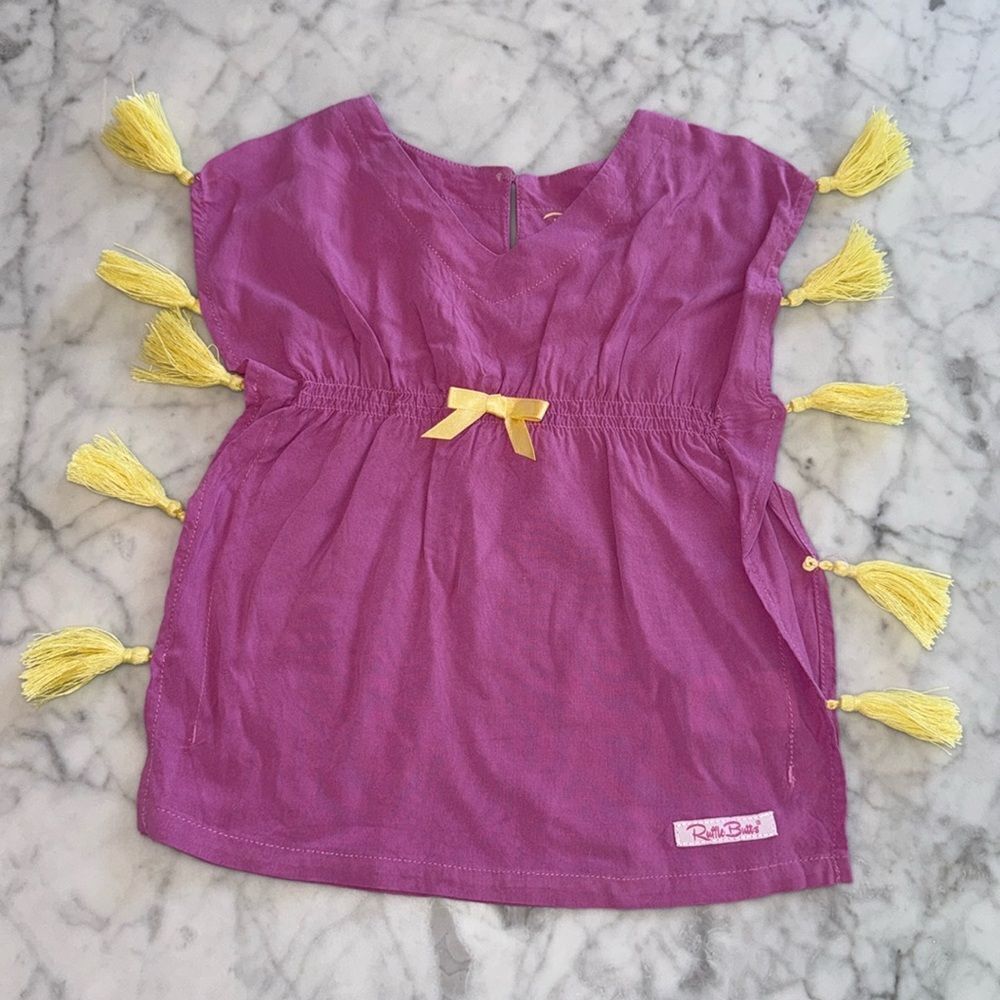 Ruffle Butts Tassel Kaftan Cover-Up 0-12m
